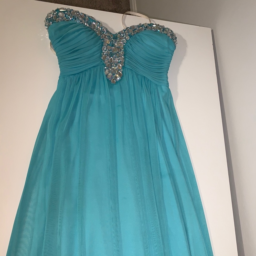 Light blue formal dress